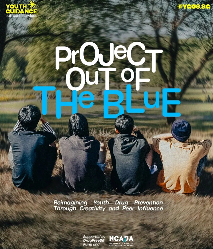 Poster for the 'Out of the Blue' Campaign